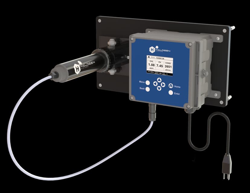 Halogen MKIT side-stream wall-mounted flow cell